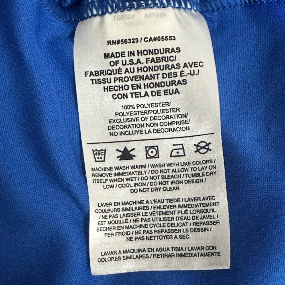 Nike Dri-Fit Men's Short Sleeve T-Shirt‎ Blue Sz XXL